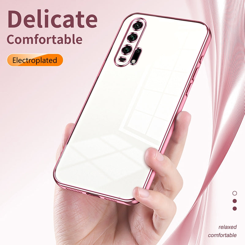 Honor 20 Pro Case - Transparent Plating & Precision Hole Design for Luxury and Protection-buycases.co.uk