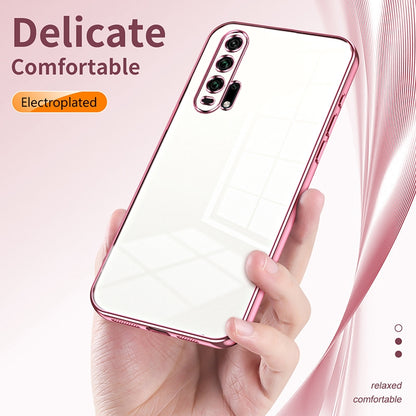 Honor 20 Pro Case - Transparent Plating & Precision Hole Design for Luxury and Protection-buycases.co.uk