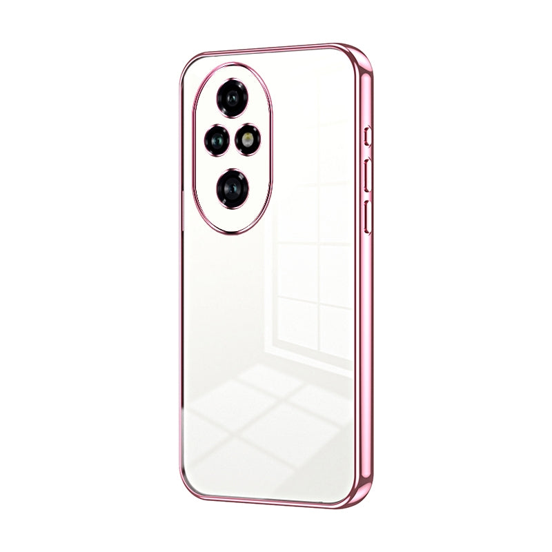 Honor 200 Pro Case - Transparent Plating & Precision Hole Design for Luxury and Protection-buycases.co.uk