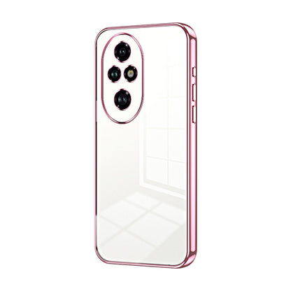 Honor 200 Pro Case - Transparent Plating & Precision Hole Design for Luxury and Protection-buycases.co.uk