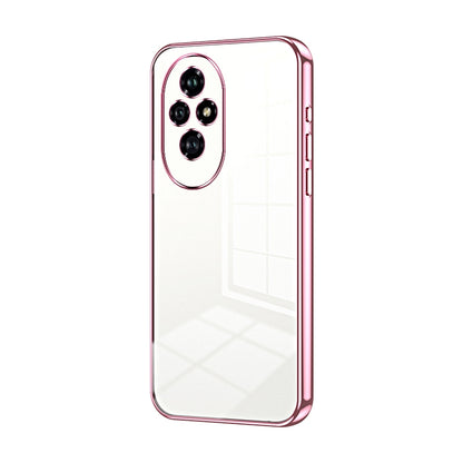 Honor 200 Case - Transparent Plating & Precision Hole Design for Luxury and Protection-buycases.co.uk