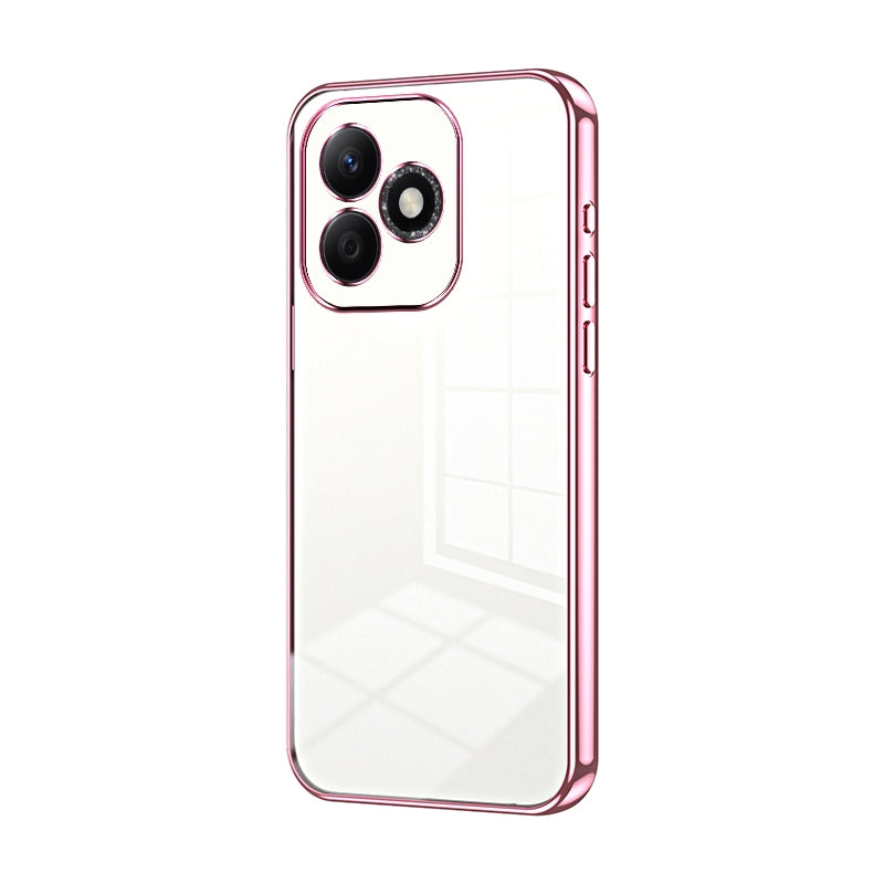 Honor X60i Case - Transparent Plating & Precision Hole Design for Luxury and Protection-buycases.co.uk