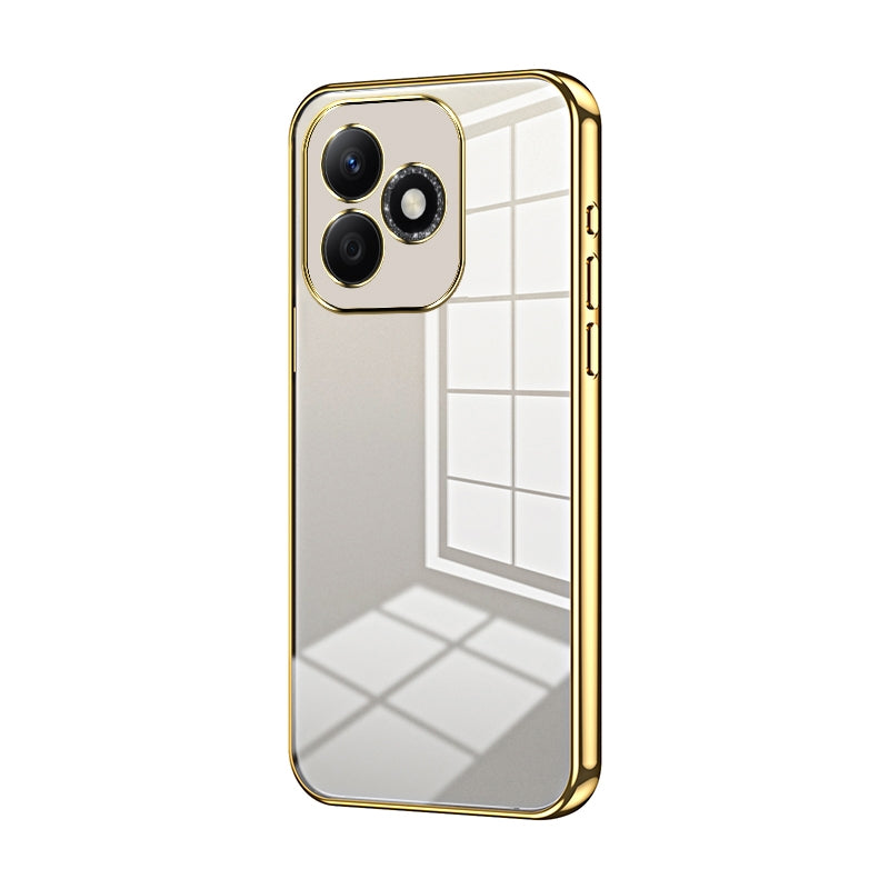 Honor X60i Case - Transparent Plating & Precision Hole Design for Luxury and Protection-buycases.co.uk