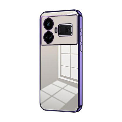Realme GT5 Case - Transparent Plating & Precision Hole Design for Luxury and Protection-buycases.co.uk