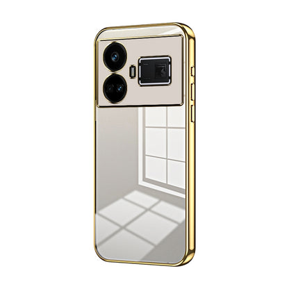 Realme GT5 Case - Transparent Plating & Precision Hole Design for Luxury and Protection-buycases.co.uk