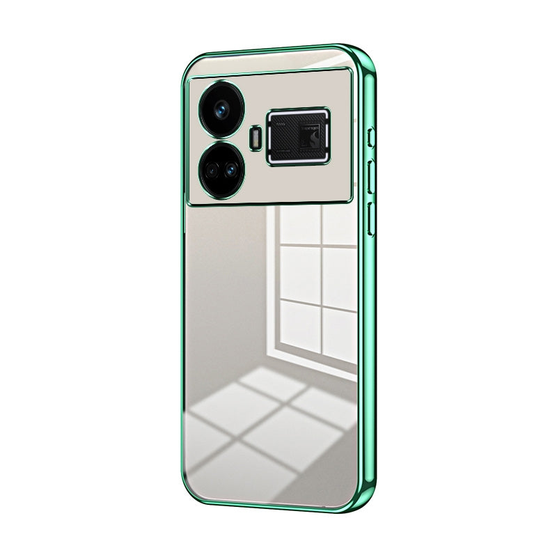 Realme GT5 Case - Transparent Plating & Precision Hole Design for Luxury and Protection-buycases.co.uk