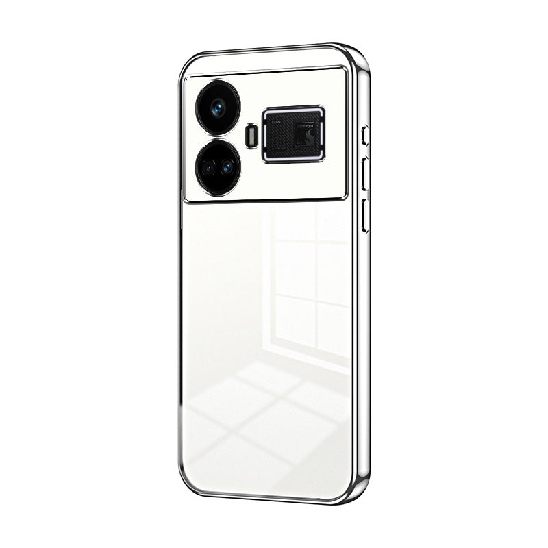 Realme GT5 Case - Transparent Plating & Precision Hole Design for Luxury and Protection-buycases.co.uk