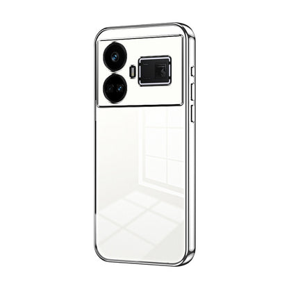 Realme GT5 Case - Transparent Plating & Precision Hole Design for Luxury and Protection-buycases.co.uk