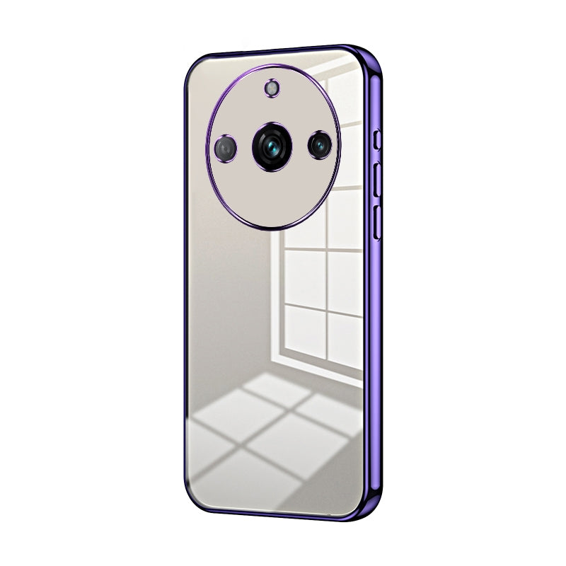 Realme 11 Pro+ Case - Transparent Plating & Precision Hole Design for Luxury and Protection-buycases.co.uk