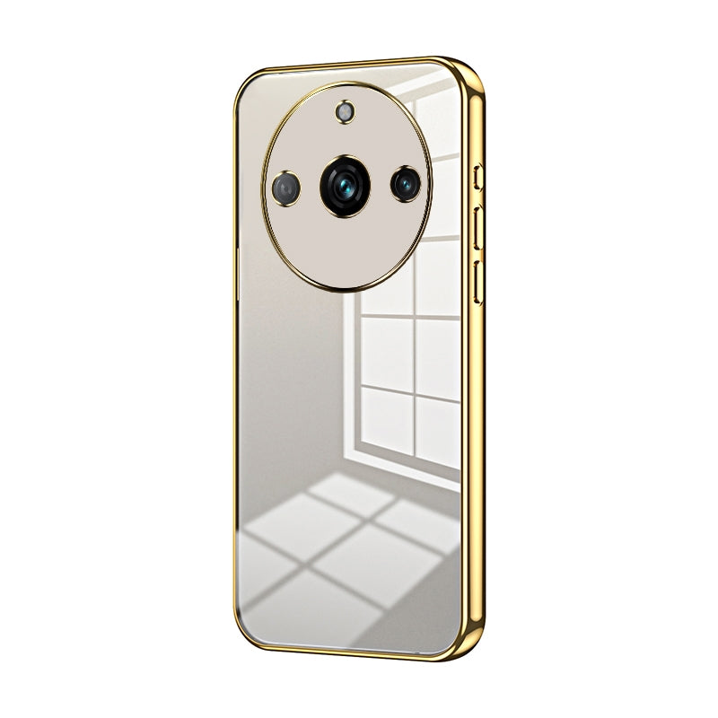 Realme 11 Pro+ Case - Transparent Plating & Precision Hole Design for Luxury and Protection-buycases.co.uk