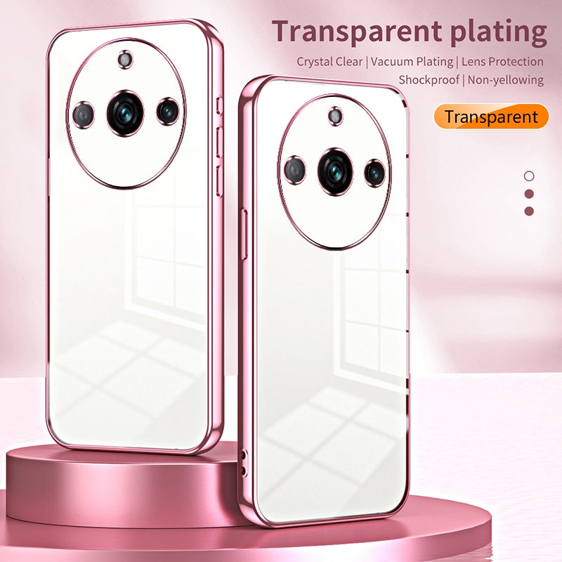 Realme 11 Pro+ Case - Transparent Plating & Precision Hole Design for Luxury and Protection-buycases.co.uk