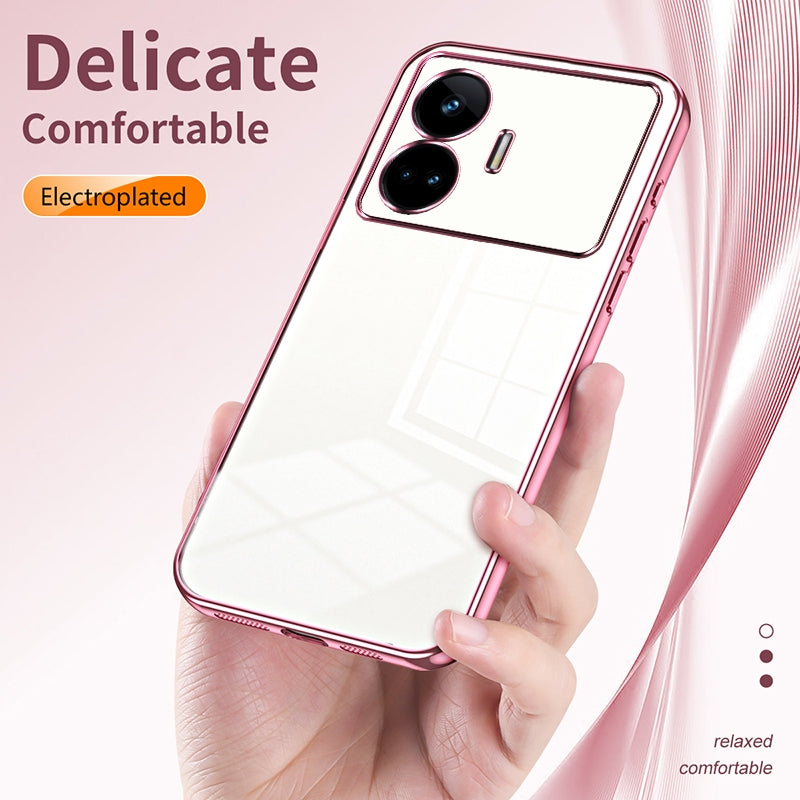 Realme GT Neo 5 SE Case - Transparent Plating & Precision Hole Design for Luxury and Protection-buycases.co.uk