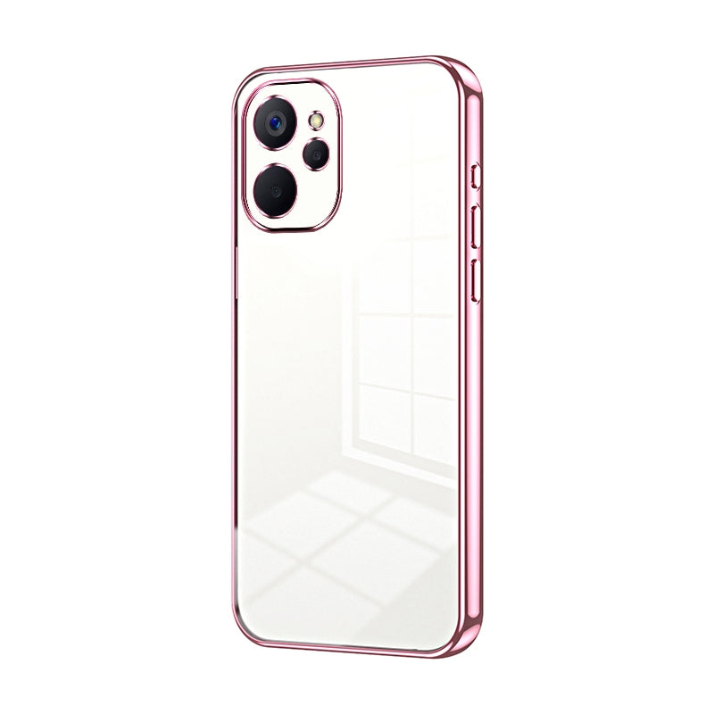 Realme 9i 5G Case - Transparent Plating & Precision Hole Design for Luxury and Protection-buycases.co.uk