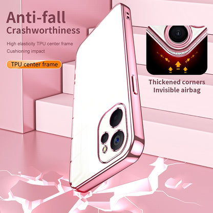 Realme 9i 5G Case - Transparent Plating & Precision Hole Design for Luxury and Protection-buycases.co.uk