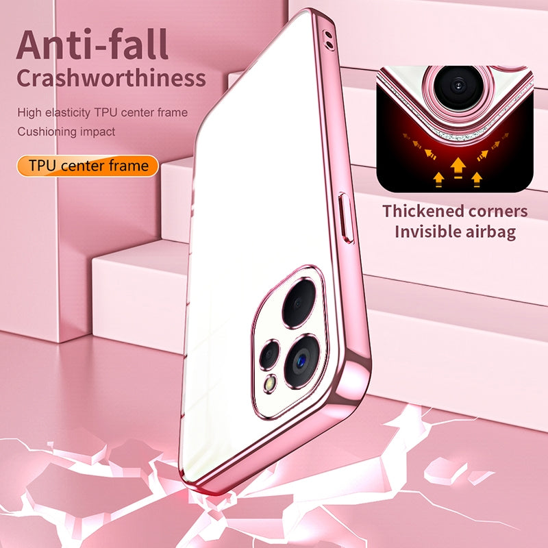 Realme 10 5G Case - Transparent Plating & Precision Hole Design for Luxury and Protection-buycases.co.uk