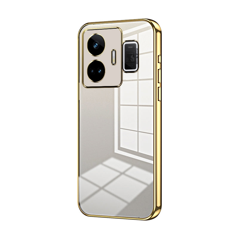 Realme GT3 Case - Transparent Plating & Precision Hole Design for Luxury and Protection-buycases.co.uk