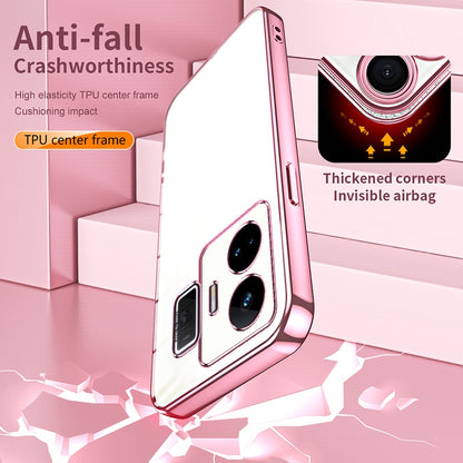 Realme GT3 Case - Transparent Plating & Precision Hole Design for Luxury and Protection-buycases.co.uk