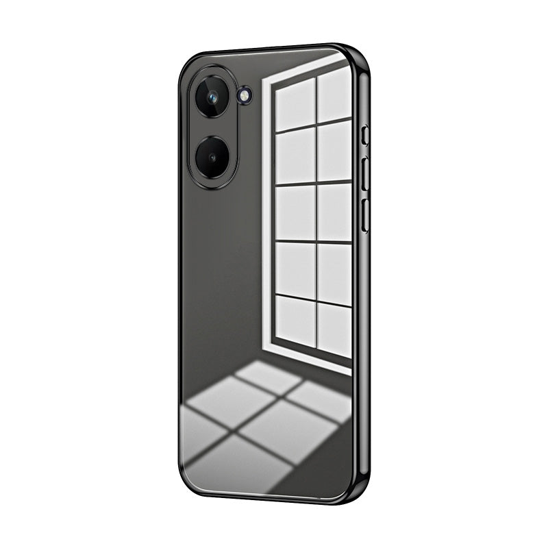 Realme 10 Pro 5G Case - Transparent Plating & Precision Hole Design for Luxury and Protection-buycases.co.uk