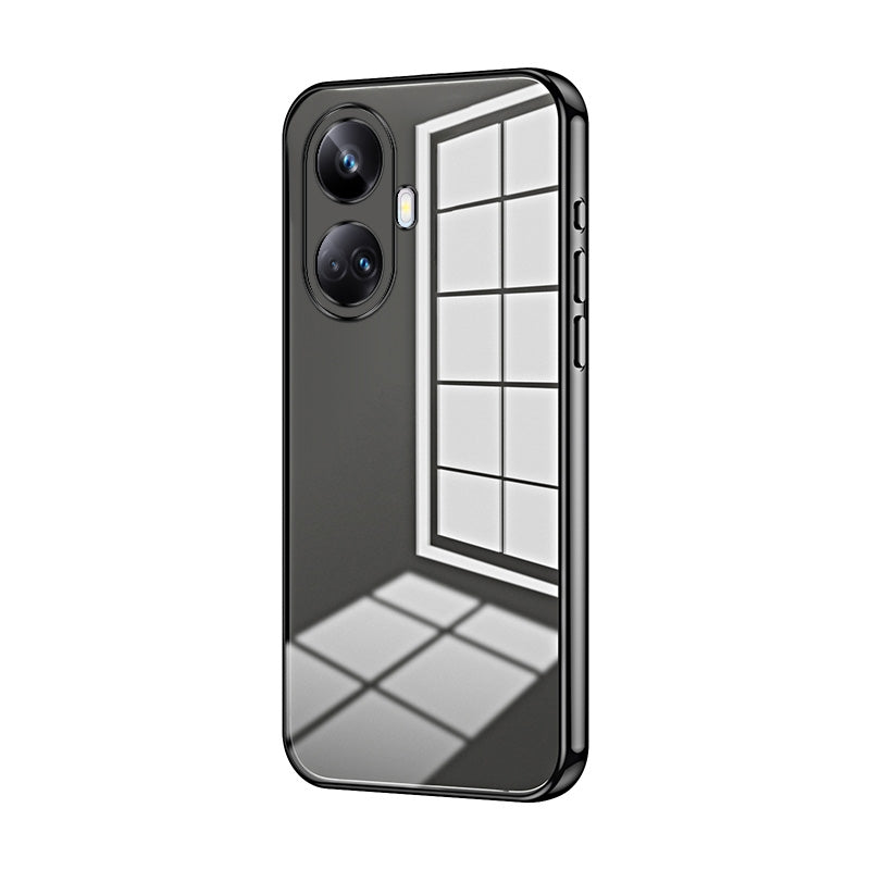 Realme 10 Pro+ Case - Transparent Plating & Precision Hole Design for Luxury and Protection-buycases.co.uk