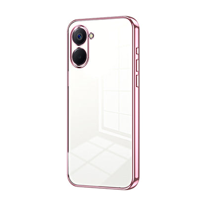 Realme V20 Case - Transparent Plating & Precision Hole Design for Luxury and Protection-buycases.co.uk