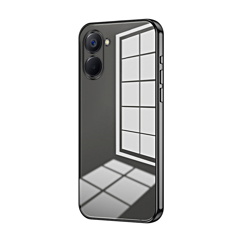 Realme V20 Case - Transparent Plating & Precision Hole Design for Luxury and Protection-buycases.co.uk