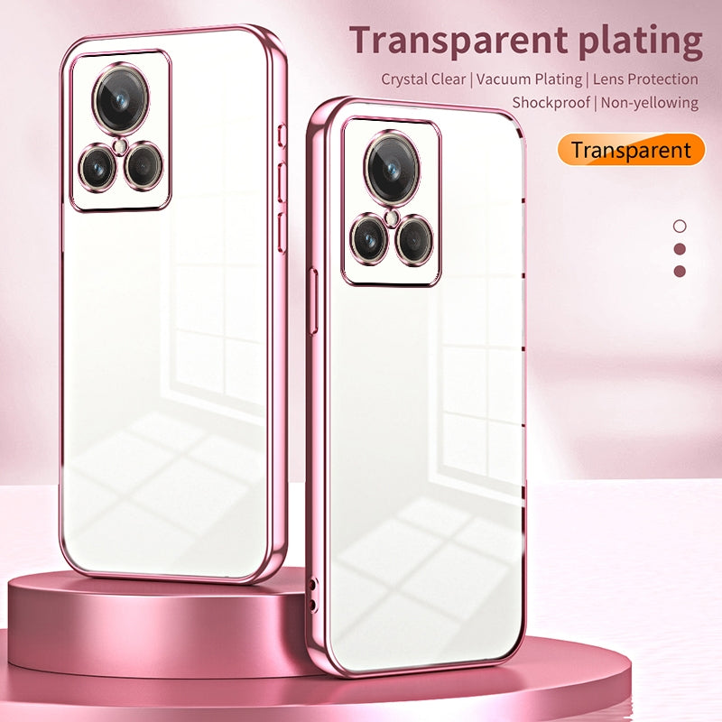 Realme GT2 Explorer Master Case - Transparent Plating & Precision Hole Design for Luxury and Protection-buycases.co.uk