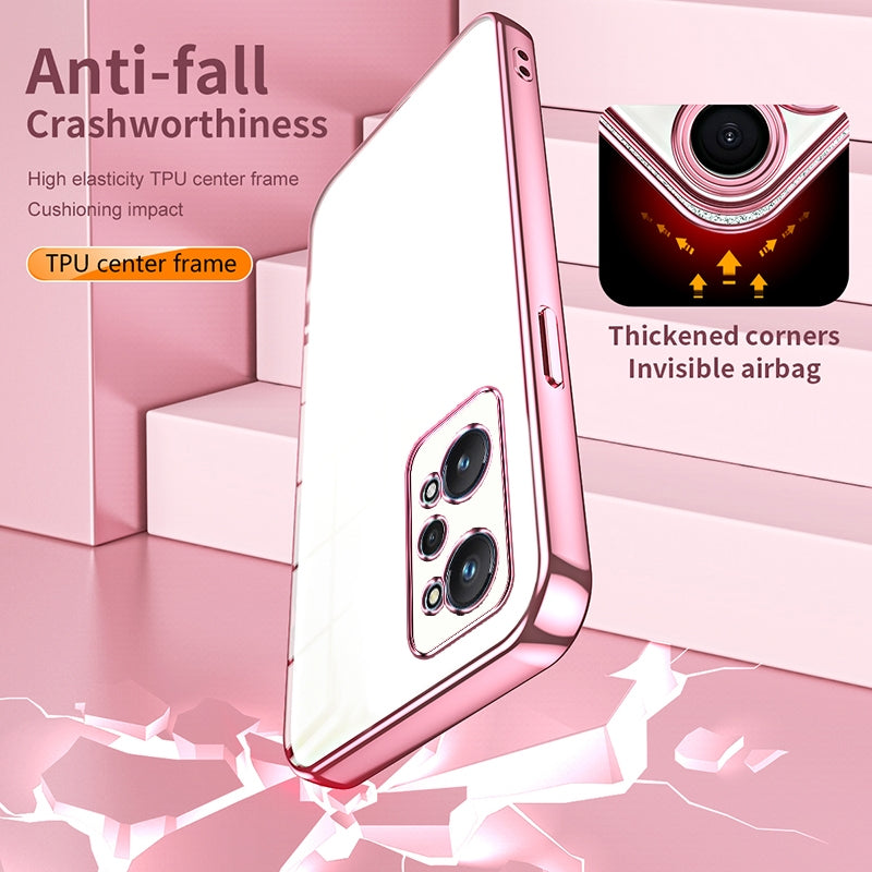Realme GT Neo2 Case - Transparent Plating & Precision Hole Design for Luxury and Protection-buycases.co.uk