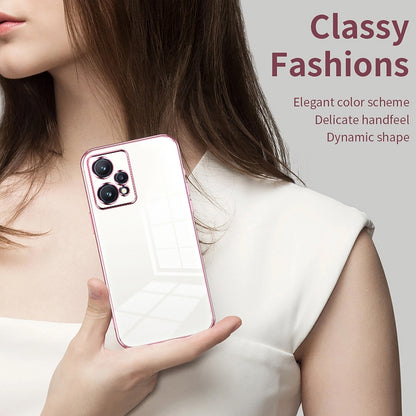 Realme 9 Pro+ Case - Transparent Plating & Precision Hole Design for Luxury and Protection-buycases.co.uk