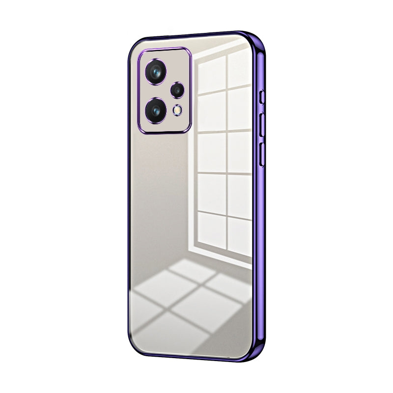 Realme 9 Pro Case - Transparent Plating & Precision Hole Design for Luxury and Protection-buycases.co.uk