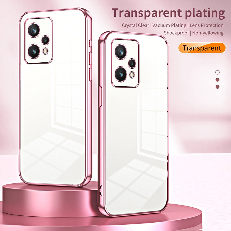 Realme Q5 Case - Transparent Plating & Precision Hole Design for Luxury and Protection-buycases.co.uk