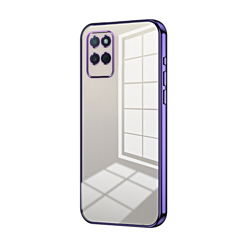 Realme V11 Case - Transparent Plating & Precision Hole Design for Luxury and Protection-buycases.co.uk