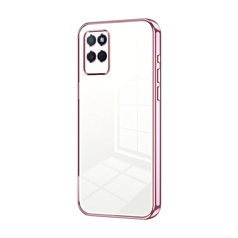 Realme V11s 5G Case - Transparent Plating & Precision Hole Design for Luxury and Protection-buycases.co.uk