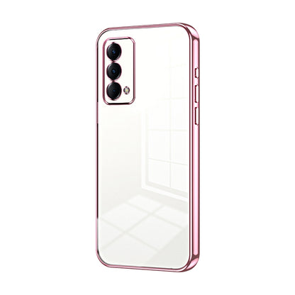 Realme Q3 Pro Carnival Case - Transparent Plating & Precision Hole Design for Luxury and Protection-buycases.co.uk