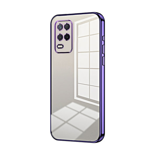 Realme V13 5G Case - Transparent Plating & Precision Hole Design for Luxury and Protection-buycases.co.uk