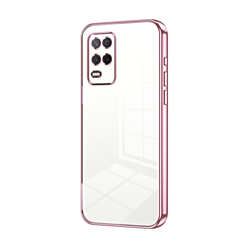 Realme V13 5G Case - Transparent Plating & Precision Hole Design for Luxury and Protection-buycases.co.uk
