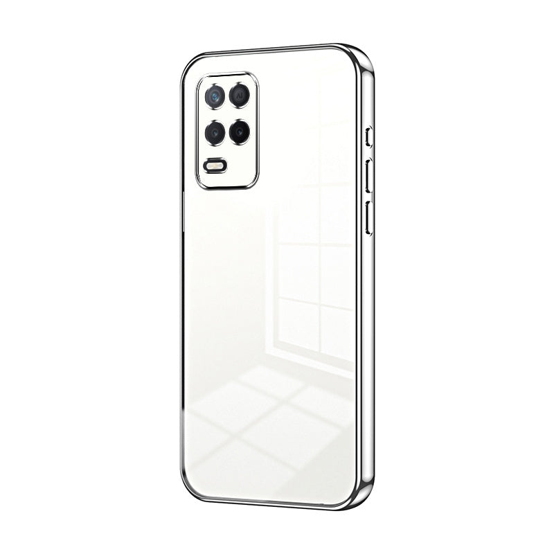 Realme Q3i 5G Case - Transparent Plating & Precision Hole Design for Luxury and Protection-buycases.co.uk