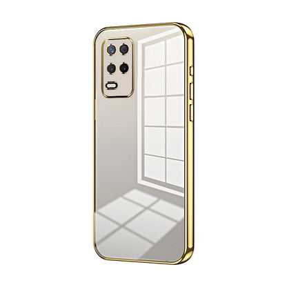 Realme 8 5G Case - Transparent Plating & Precision Hole Design for Luxury and Protection-buycases.co.uk
