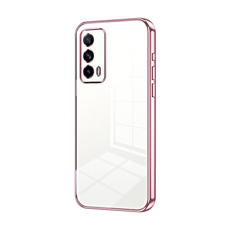 Realme X7 Pro Ultra Case - Transparent Plating & Precision Hole Design for Luxury and Protection-buycases.co.uk