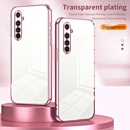 Realme X50 Pro Case - Transparent Plating & Precision Hole Design for Luxury and Protection-buycases.co.uk