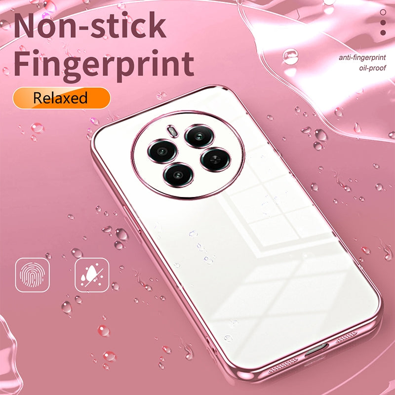 Realme 12+ Case - Transparent Plating & Precision Hole Design for Luxury and Protection-buycases.co.uk