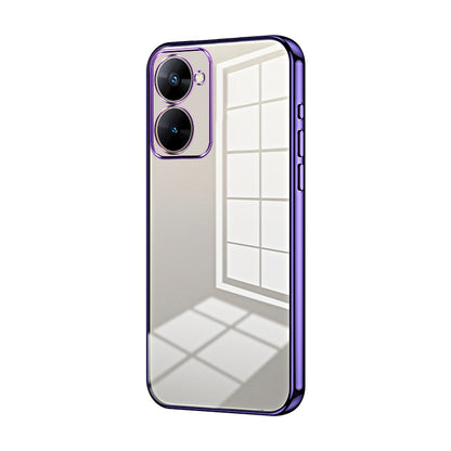 Realme V30t Case - Transparent Plating & Precision Hole Design for Luxury and Protection-buycases.co.uk