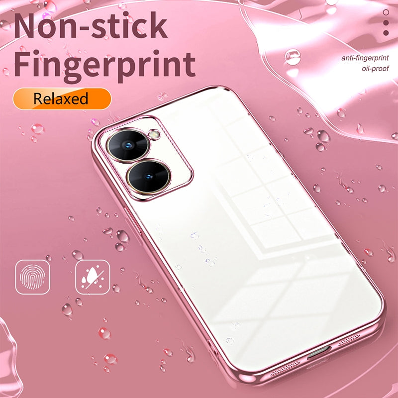Realme V30t Case - Transparent Plating & Precision Hole Design for Luxury and Protection-buycases.co.uk