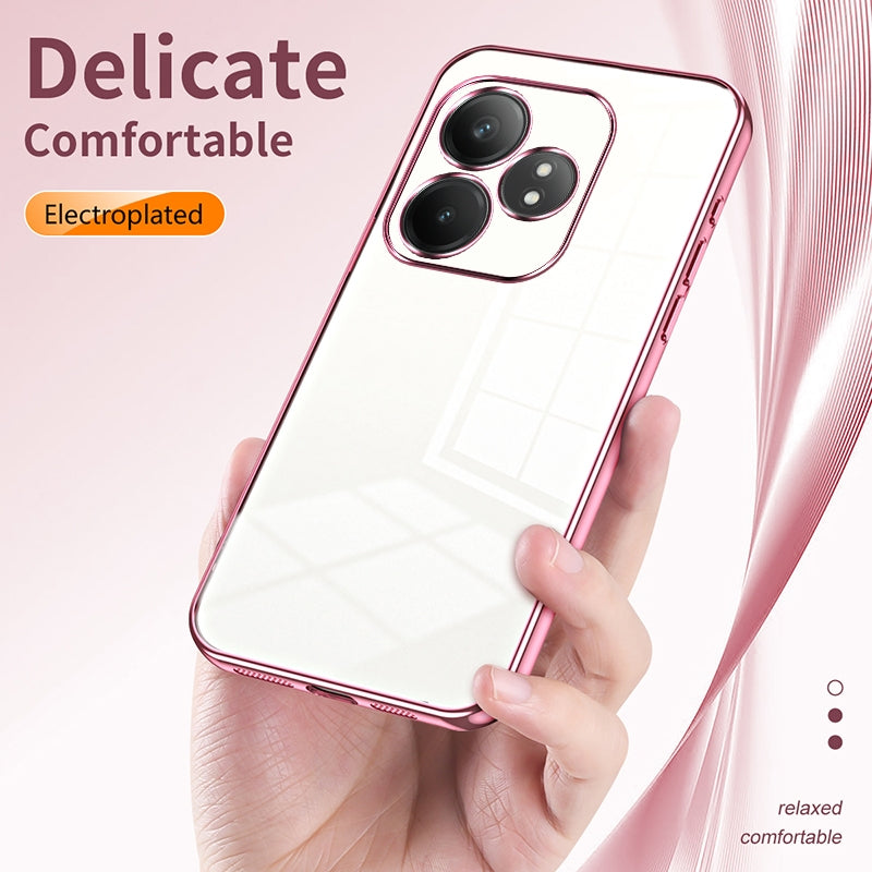 Realme GT Neo6 SE Case - Transparent Plating & Precision Hole Design for Luxury and Protection-buycases.co.uk