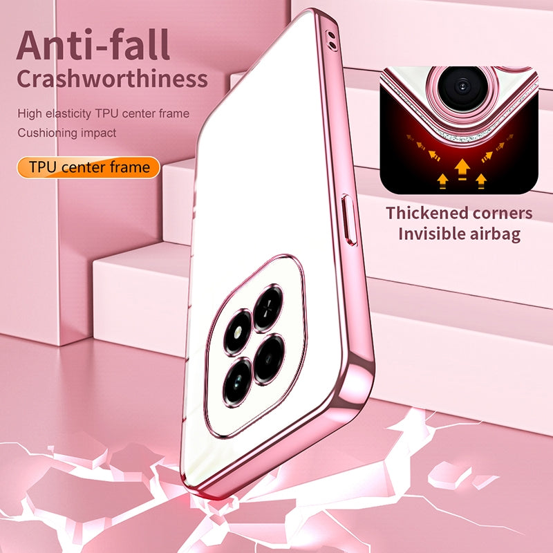 Realme V60 Case - Transparent Plating & Precision Hole Design for Luxury and Protection-buycases.co.uk