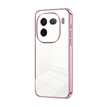 vivo iQOO 12 Case - Transparent Plating & Precision Hole Design for Luxury and Protection-buycases.co.uk