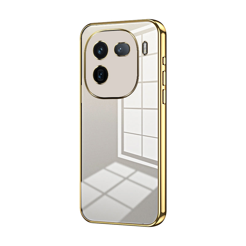 vivo iQOO 12 Case - Transparent Plating & Precision Hole Design for Luxury and Protection-buycases.co.uk