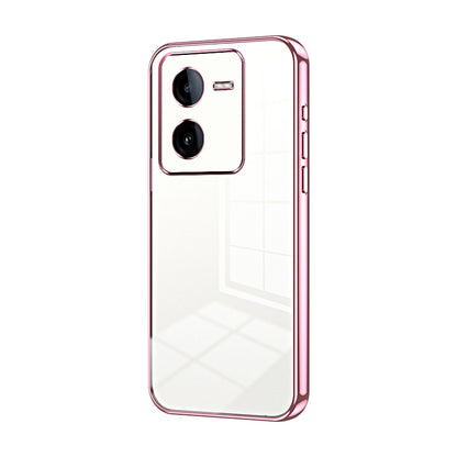 vivo iQOO Z8 Case - Transparent Plating & Precision Hole Design for Luxury and Protection-buycases.co.uk