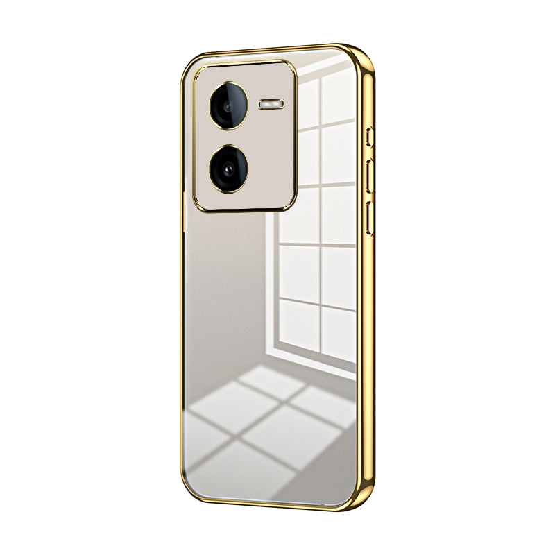 vivo iQOO Z8 Case - Transparent Plating & Precision Hole Design for Luxury and Protection-buycases.co.uk