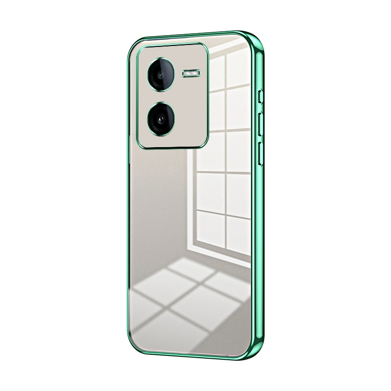 vivo iQOO Z8 Case - Transparent Plating & Precision Hole Design for Luxury and Protection-buycases.co.uk