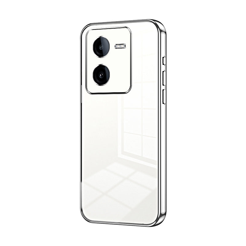 vivo iQOO Z8x Case - Transparent Plating & Precision Hole Design for Luxury and Protection-buycases.co.uk